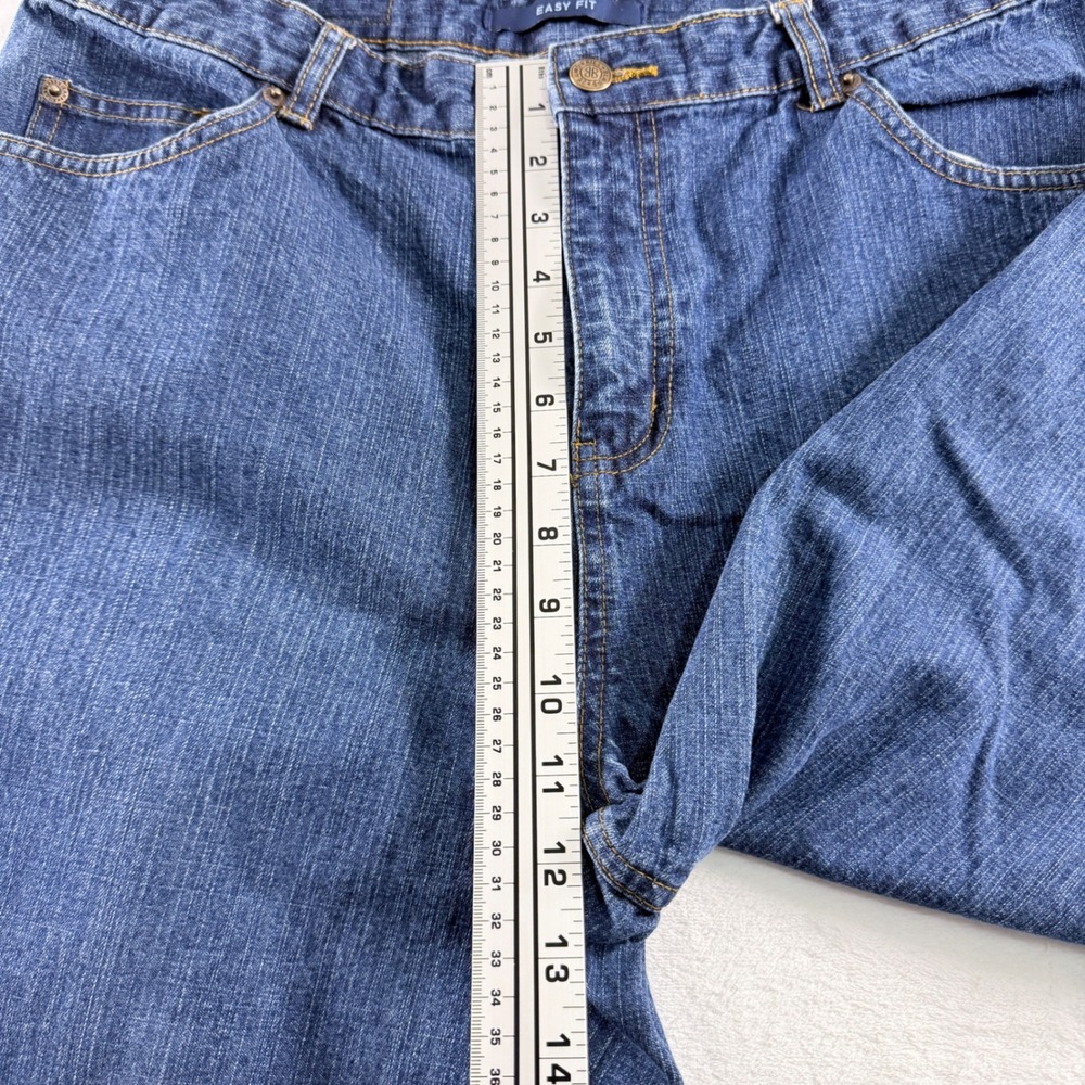 Bill Blass Jeans Easy Fit Blue Straight Leg 5-Pocket Denim Size 14 - Picture 5 of 8